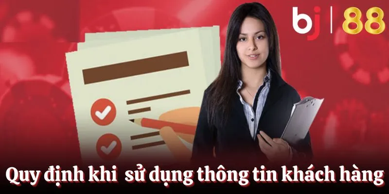 Điều khoản điều kiện BJ88 sử dụng thông tin
